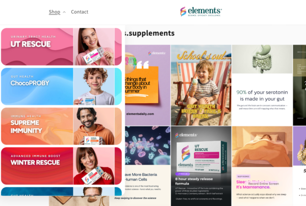 Elements Shopify Online Store